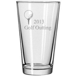 Golf Pint Glass